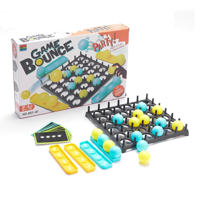 Kids Ball Bouncing Game – Fun Family Party Toss and Bounce Board Game