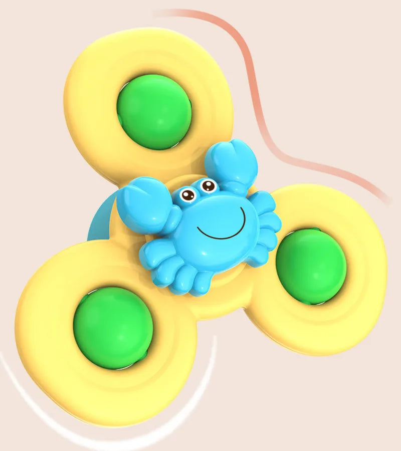Suction Cup Spinner Toys – Fun Sensory Bath Toys for Babies & Kids (3PCS)