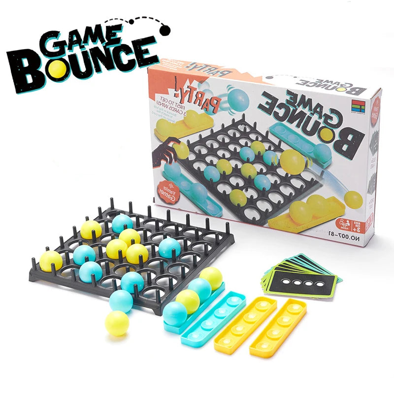 Kids Ball Bouncing Game – Fun Family Party Toss and Bounce Board Game