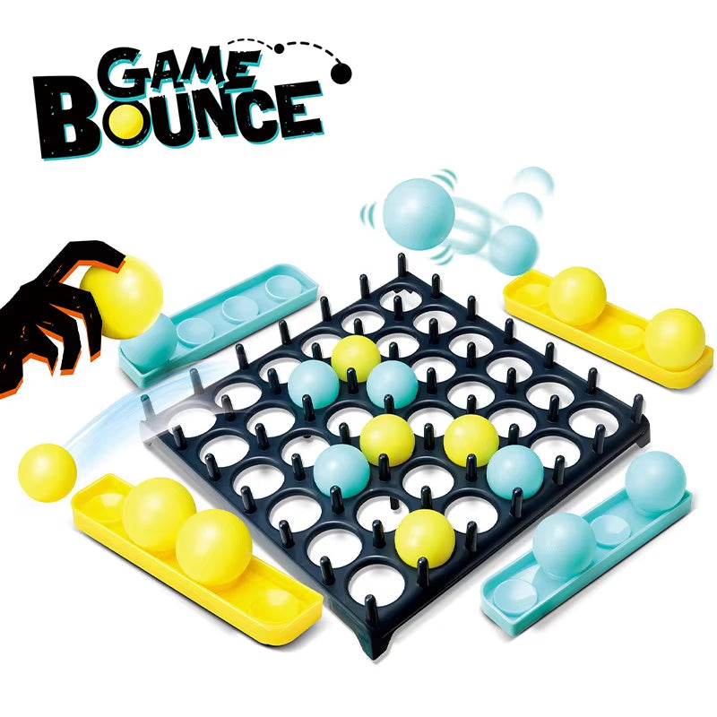 Kids Ball Bouncing Game – Fun Family Party Toss and Bounce Board Game