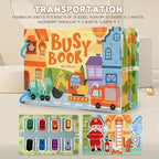 Montessori Busy Book – My First Learning & Activity Quiet Book for Babies