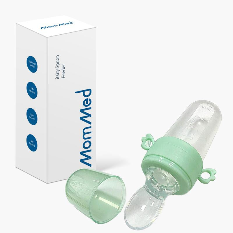 Mommed Baby Food Feeder, Silicone Food Dispensing Spoon, Baby Fruit Feeder Pacifier