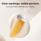Mommed Baby Food Feeder, Silicone Food Dispensing Spoon, Baby Fruit Feeder Pacifier