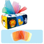 Interactive Tissue Box Learning Toy - Montessori Sensory Play for Toddler Development & Engagement