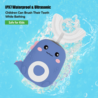 Kids U-Shaped Electric Toothbrush – Rechargeable 360° Cartoon Sonic Toothbrush