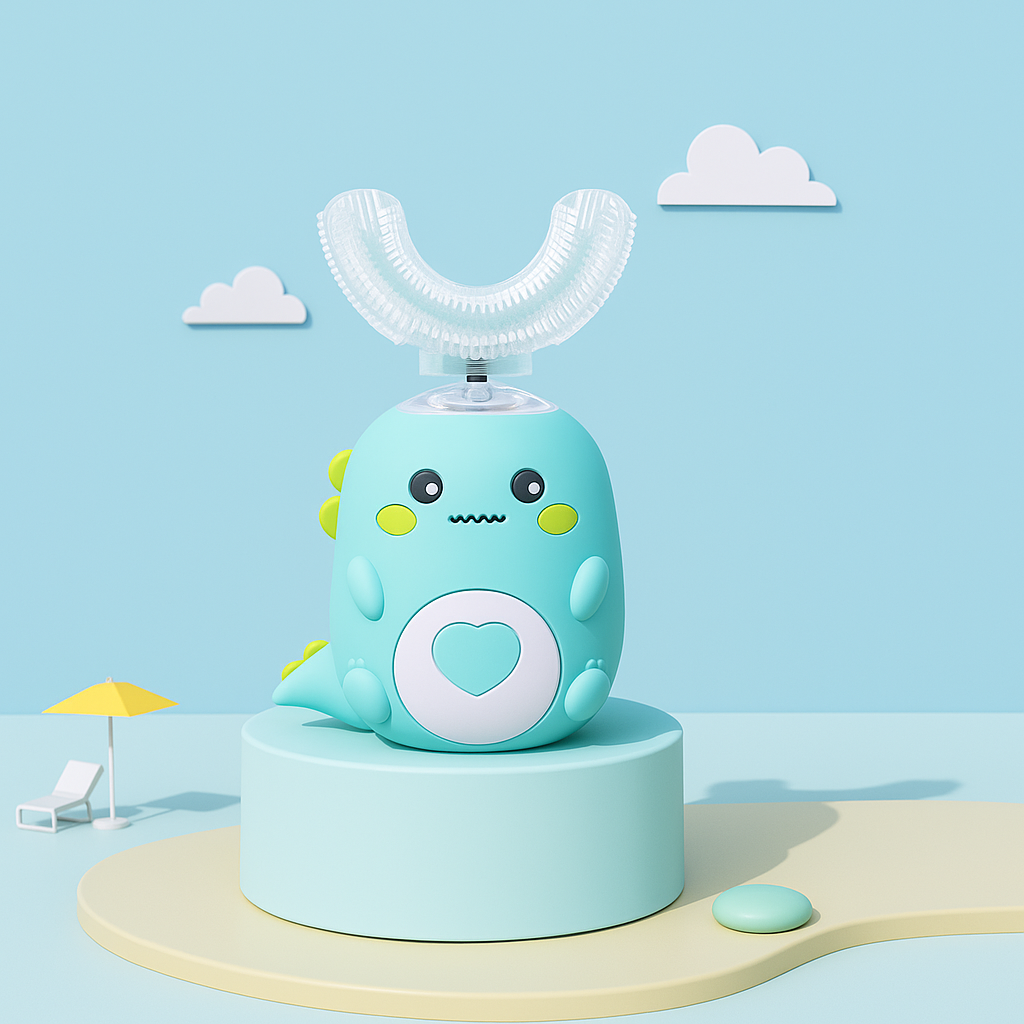 Kids U-Shaped Electric Toothbrush – Rechargeable 360° Cartoon Sonic Toothbrush