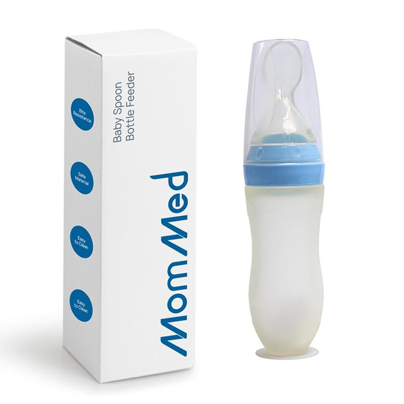 Mommed Baby Food Feeder, Silicone Food Dispensing Spoon, Baby Fruit Feeder Pacifier
