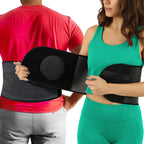 Hernia Belt for Men or Women | C Section Belly Binder & Abdominal Binder | Post Surgery & Pregnancy Tummy Tuck | Hysterectomy, Umbilical Hernia | Postpartum Belly Band & Belly Wrap | (S/M) 23" - 29"
