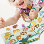 Montessori Busy Book – My First Learning & Activity Quiet Book for Babies