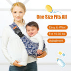 Baby Sling Carrier,2025 New Baby Sling,Toddler Carrier, Portable and Lightweight Sling,Non-Slip Hip Seat Carrying 10-30Lbs