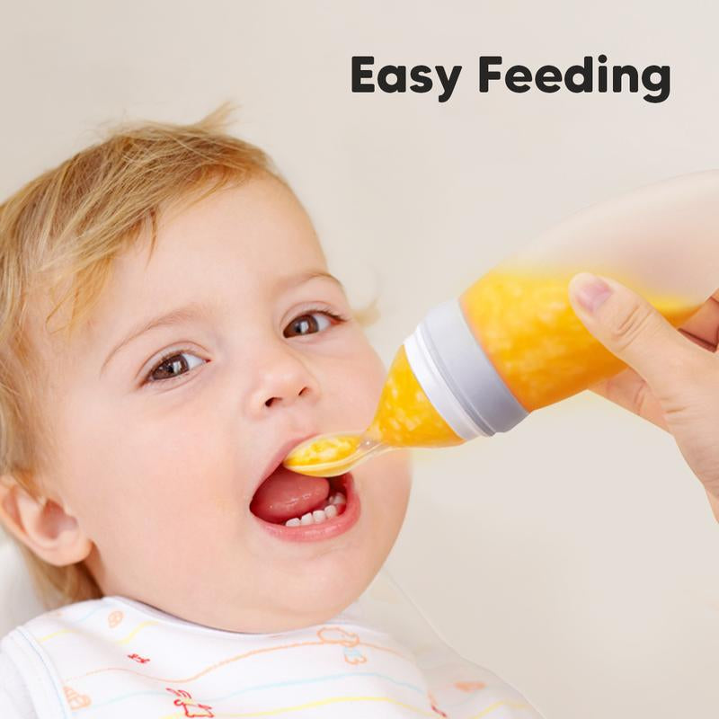 Mommed Baby Food Feeder, Silicone Food Dispensing Spoon, Baby Fruit Feeder Pacifier