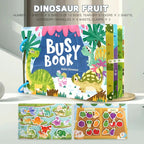 Montessori Busy Book – My First Learning & Activity Quiet Book for Babies