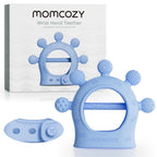 Silicone Baby Teether Diver Blue, Teething Relief Toys for Infant 0-12 Months, 1 Count