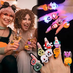 Halloween LED glowing rings(50pcs)