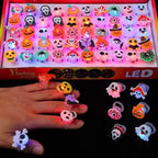 Halloween LED glowing rings(50pcs)