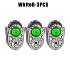 Halloween Scary Entryway Prop Frightening Talking Eyeball Cage Doorbell with Motion Sensor Eerie Sounds for Haunted Porch Setup