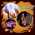 Halloween LED glowing rings(50pcs)