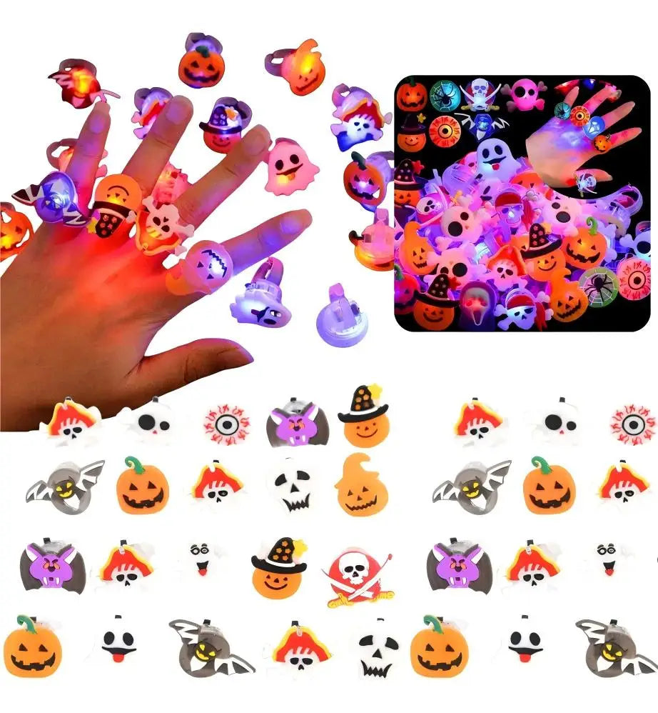 Halloween LED glowing rings(50pcs)