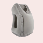 Upgraded Inflatable Travel Pillow – Air Cushion Headrest with Chin & Neck Support