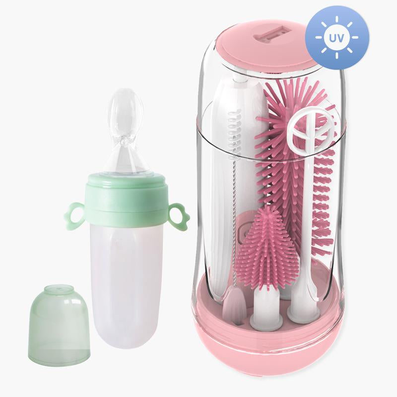 Mommed Baby Food Feeder, Silicone Food Dispensing Spoon, Baby Fruit Feeder Pacifier
