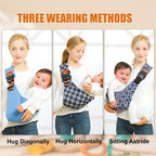 Baby Sling Carrier,2025 New Baby Sling,Toddler Carrier, Portable and Lightweight Sling,Non-Slip Hip Seat Carrying 10-30Lbs