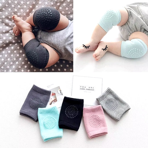 3/5Pairs Baby Knee Pads Toddler Crawling Anti-Slip Kneepads Unisex Boy Girl Elbow Cushion Pad Safety Protector Cotton Leg Warmer