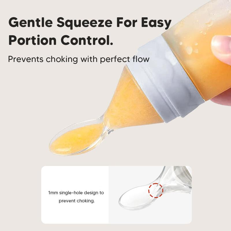 Mommed Baby Food Feeder, Silicone Food Dispensing Spoon, Baby Fruit Feeder Pacifier