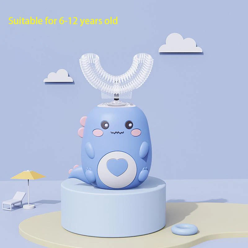 Kids U-Shaped Electric Toothbrush – Rechargeable 360° Cartoon Sonic Toothbrush