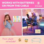 Pink Cinema Light Box with 312 Letters Emojis & 3 Markers Led Light Box for Girl